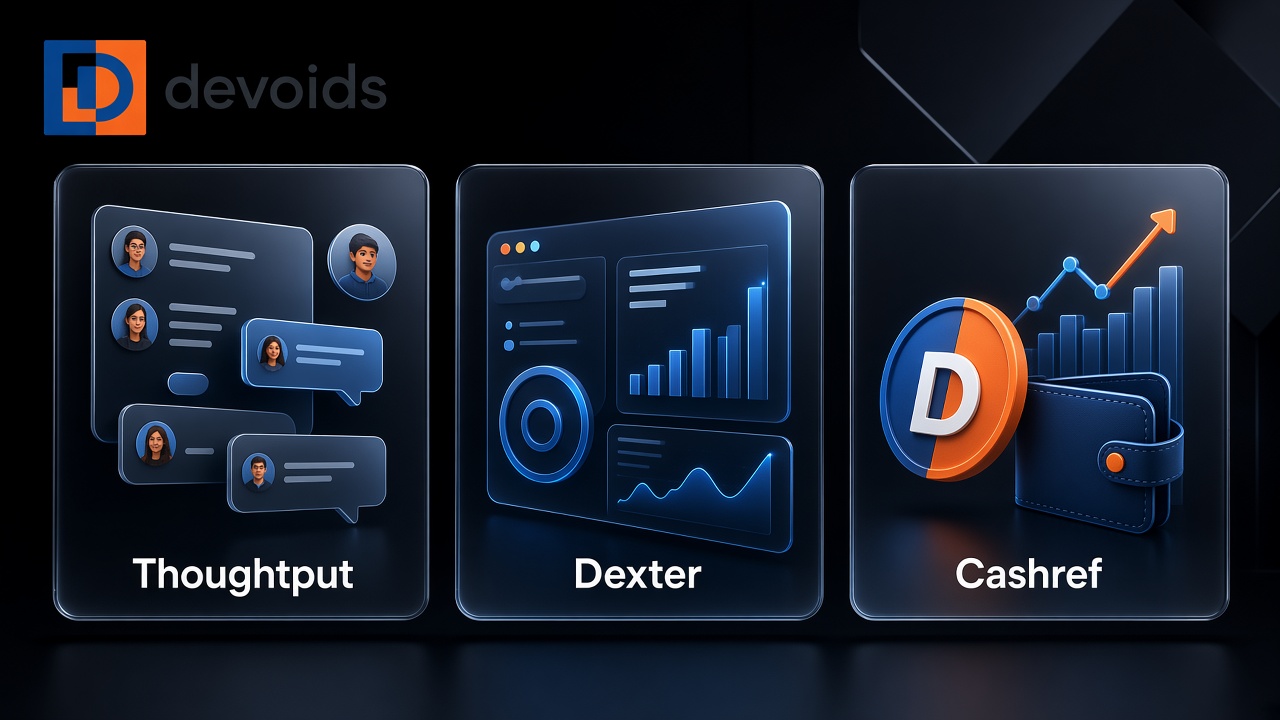Thoughtput, Dexter, Pixvas & Hydrofok: Why Devoids Builds Its Own Products